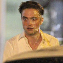 Robert Pattinson tras recibir un tartazo en el rodaje de 'Cosmópolis'