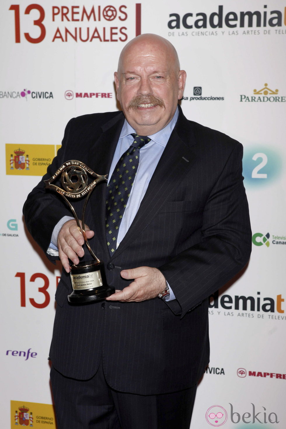 José María Íñigo premiado por la Academia de Televisión