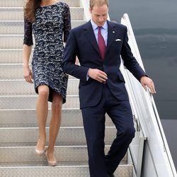 Guillermo y Catalina de Cambridge desembarcan en Canadá