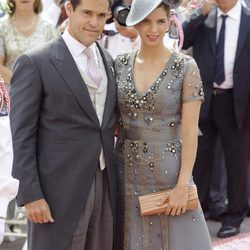 Luis Alfonso de Borbón y Margarita Vargas en la boda de Alberto y Charlene