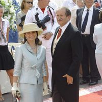Los Duques de Braganza en la boda de Alberto y Charlene de Mónaco