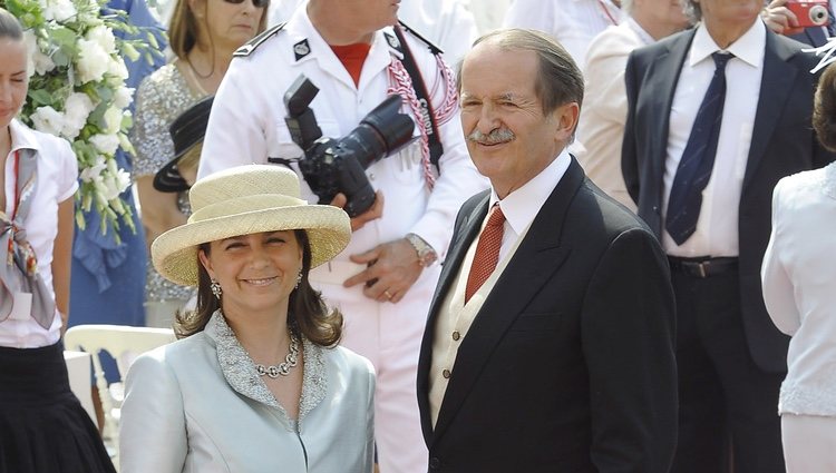 Los Duques de Braganza en la boda de Alberto y Charlene de Mónaco