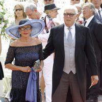 Víctor Manuel de Saboya y Marina Doria en la boda de Alberto y Charlene
