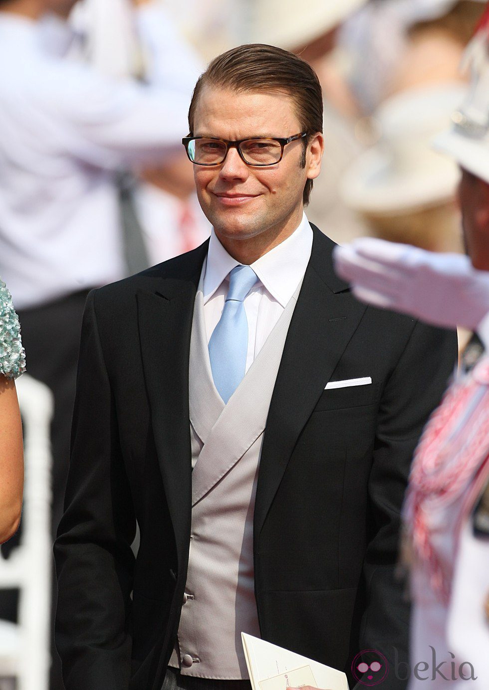 El Príncipe Daniel de Suecia en la boda de Alberto y Charlene