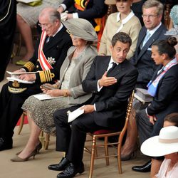 Nicolas Sarkozy en la boda de Alberto y Charlene de Mónaco