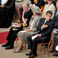 Nicolas Sarkozy en la boda de Alberto y Charlene de Mónaco