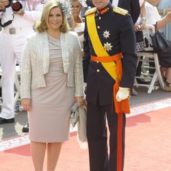 Los Grandes Duques de Luxemburgo en la boda de Alberto de Mónaco