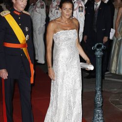 La Princesa Estefanía de Mónaco acude a la cena de gala tras la boda real de Alberto
