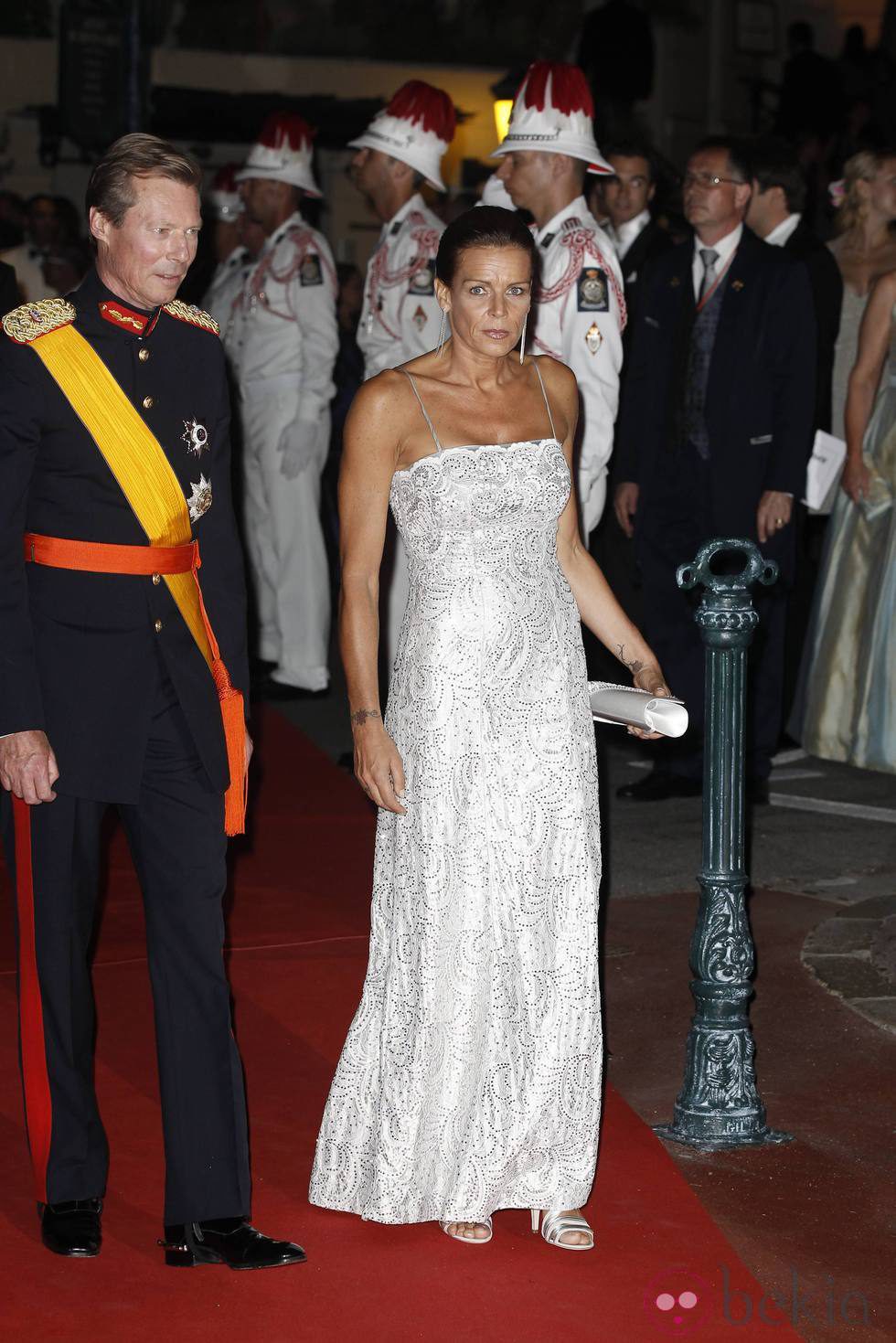 La Princesa Estefanía de Mónaco acude a la cena de gala tras la boda real de Alberto
