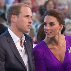 Los Duques de Cambridge en la fiesta del Día de Canadá