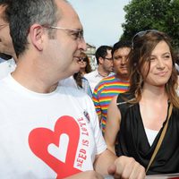 Bibiana Aído en el Orgullo Gay de Madrid
