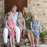 Guillermo y Máxima de Holanda junto a sus tres hijas de vacaciones en Italia