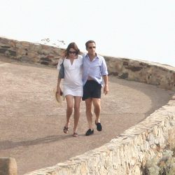 Carla Bruni y Nicolas Sarkozy durante sus vacaciones en la Costa Azul
