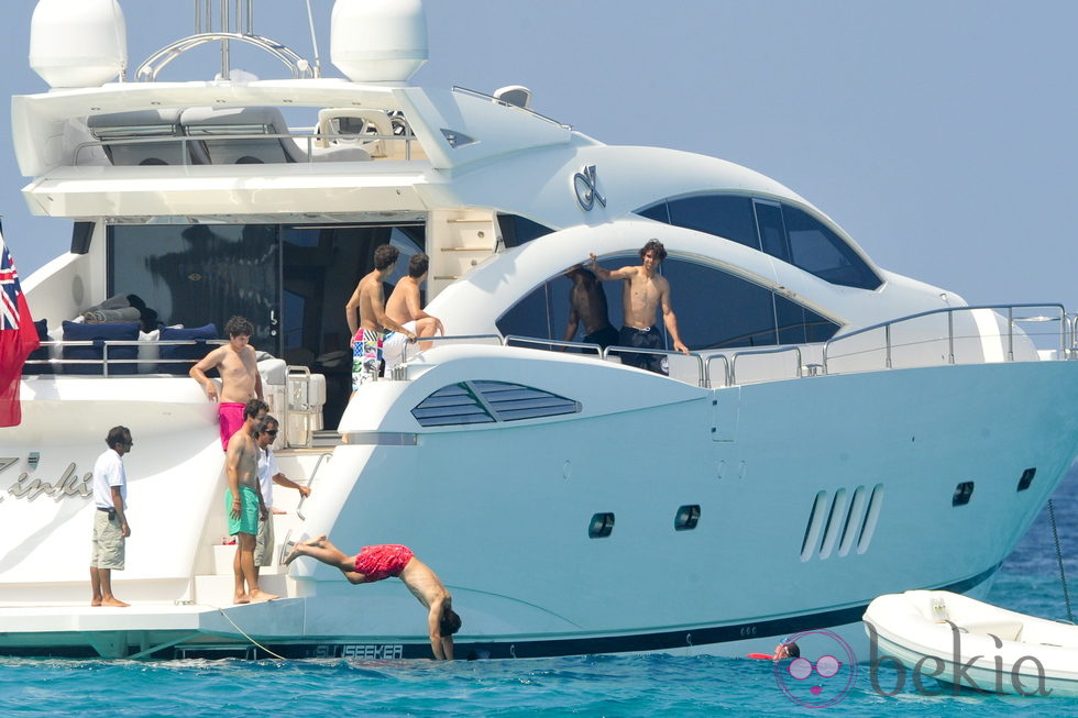 Rafa Nadal disfruta de sus vacaciones en Ibiza