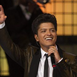 El cantante Bruno Mars