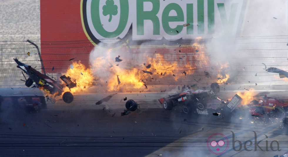 Trágico accidente de Dan Wheldon en el circuito de las Vegas