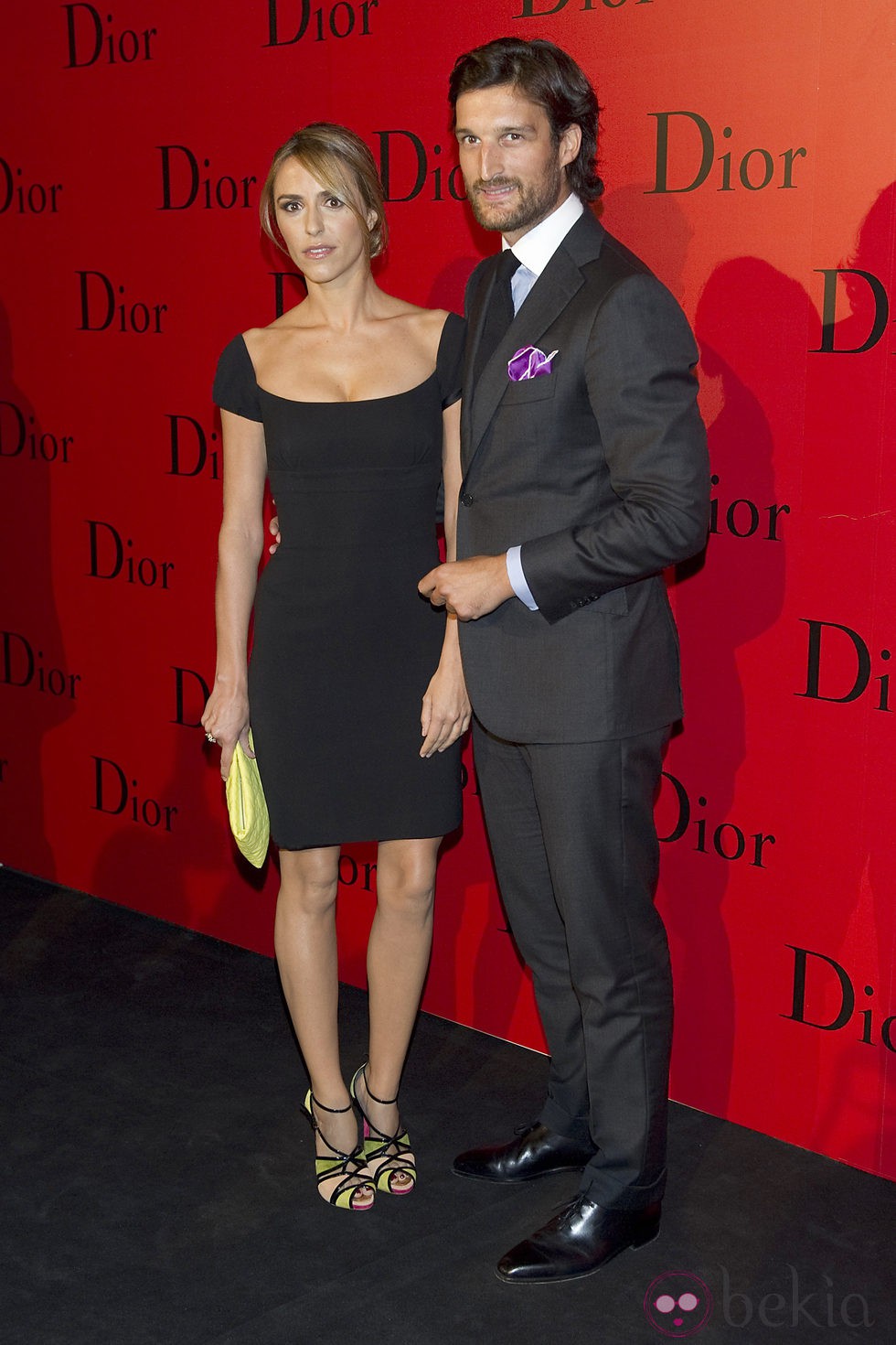 Rafa Medina y Laura Vecino en la fiesta Dior