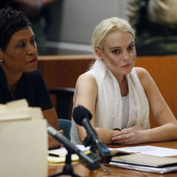 Lindsay Lohan en el juzgado