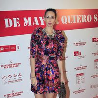 Lola Marceli en el estreno de 'De mayor quiero ser soldado' en Madrid