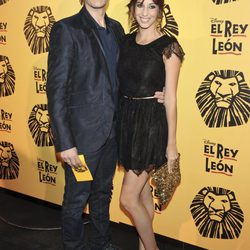 Christian Gálvez y Almudena Cid en el estreno del musical 'El Rey León' en Madrid