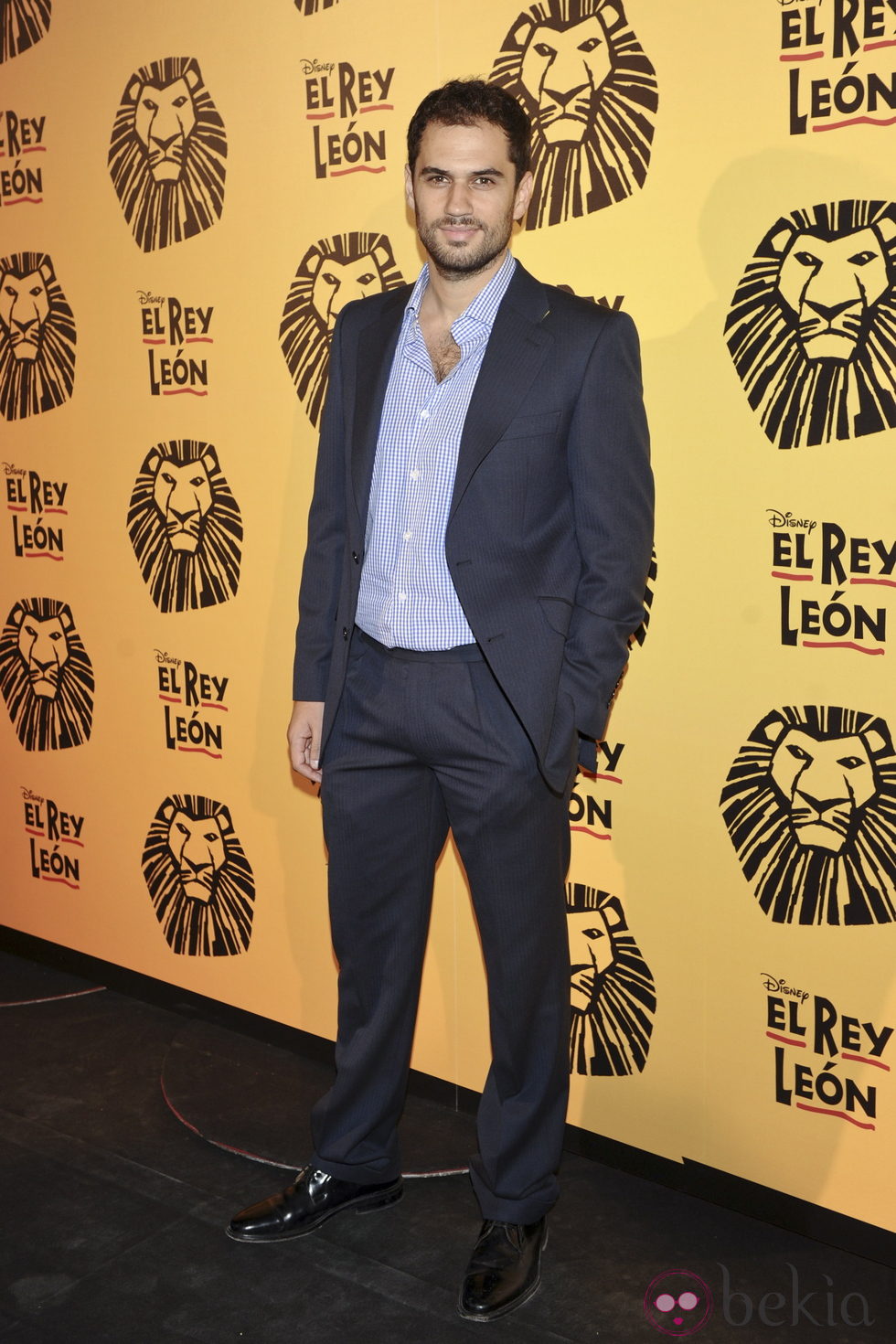 Iker Lastra en el estreno del musical 'El Rey León' en Madrid