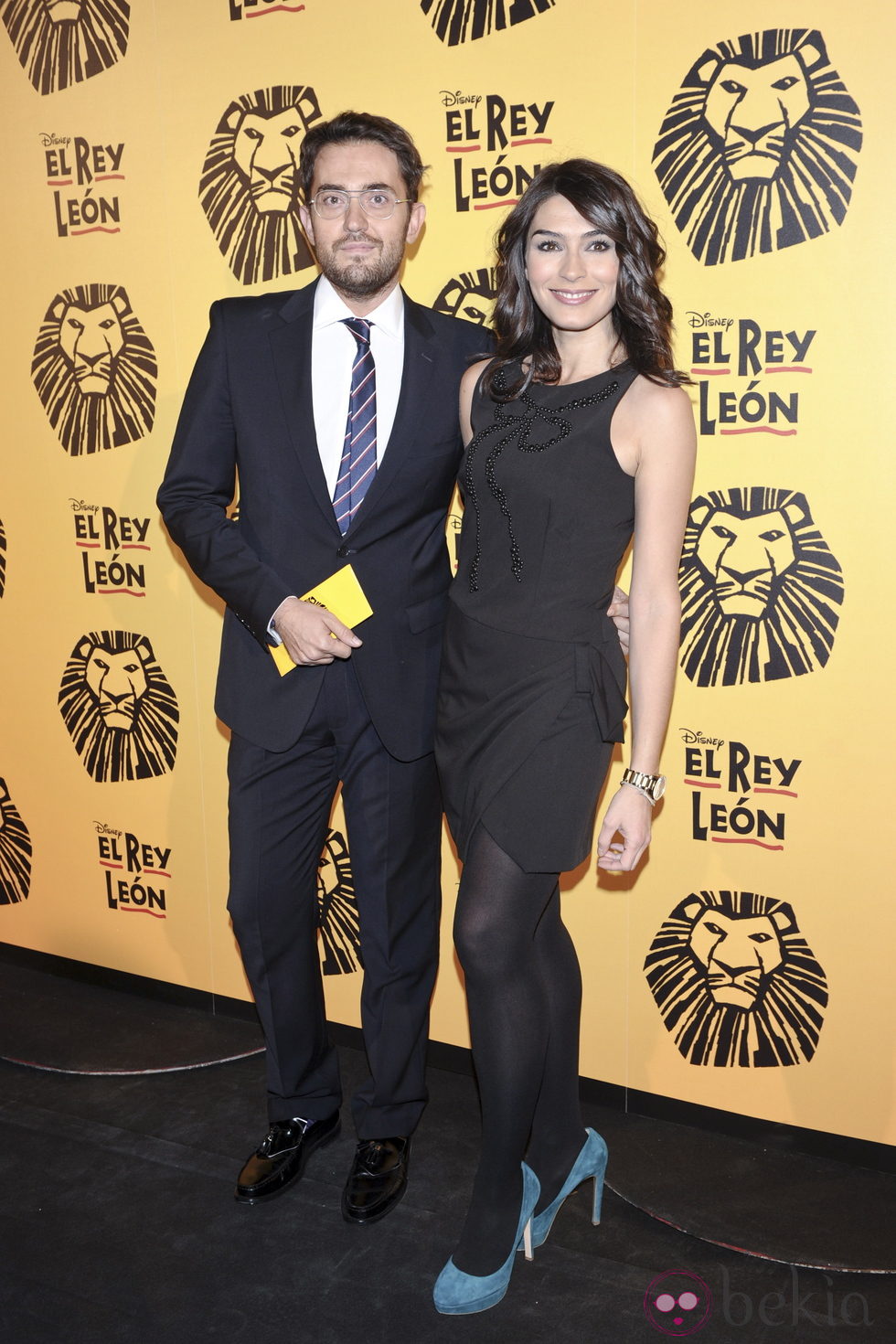 Màxim Huerta y Marta Fernández en el estreno del musical 'El Rey León' en Madrid