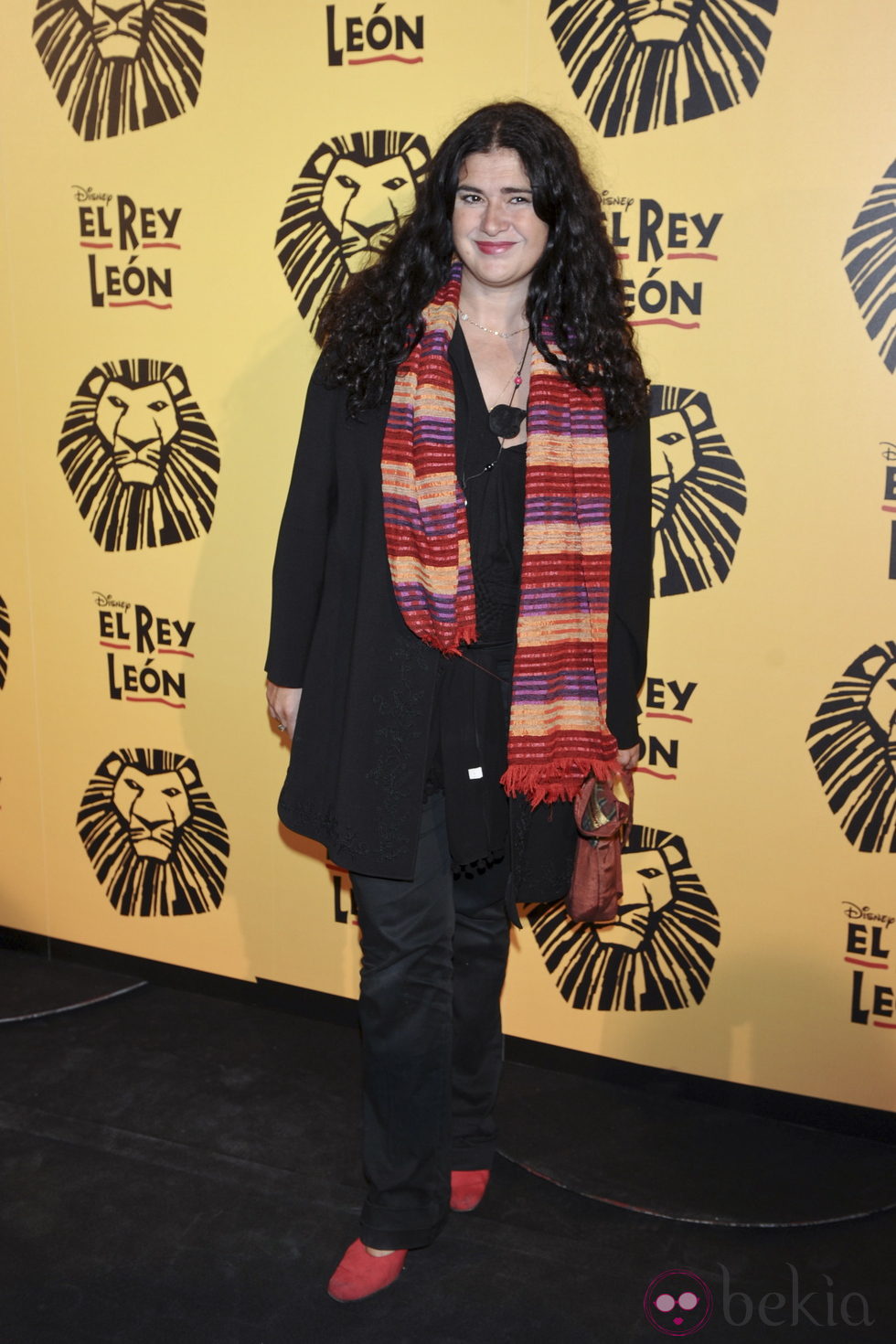 Lucía Extebarría en el estreno del musical 'El Rey León' en Madrid