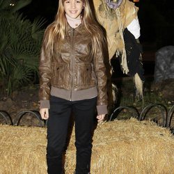 Carla Campra en la fiesta de Halloween del Parque de Atracciones de Madrid