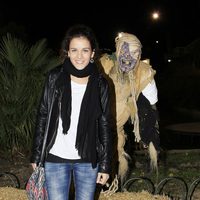 Sandra Blázquez en la fiesta de Halloween del Parque de Atracciones de Madrid