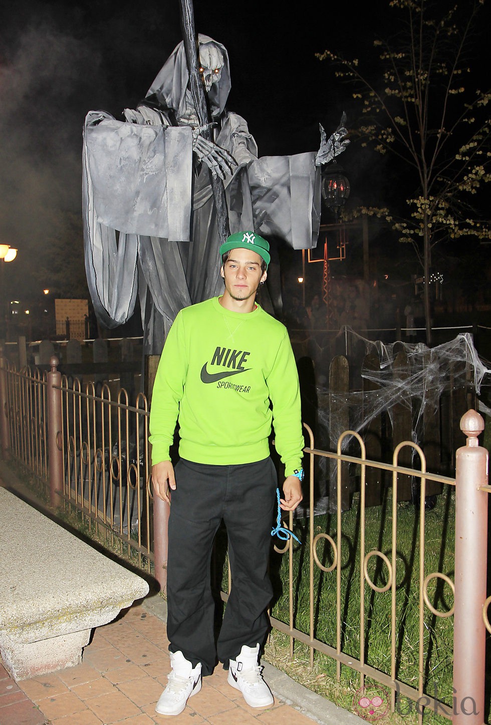 Joel Bosqued en la fiesta de Halloween del Parque de Atracciones de Madrid