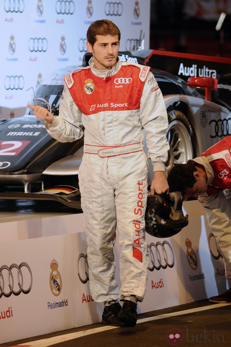 Iker Casillas en la promoción de 'Audi'
