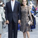 Los Príncipes Felipe y Letizia en los Premios Príncipe de Asturias 2011