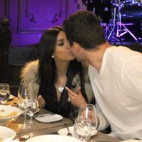 Kim Kardashian y su marido Kris Humphries