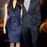 Robert Pattinson y Ashley Greene en la presentación de 'Amanecer' en París