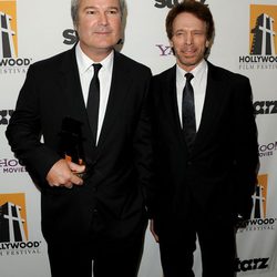 Gore Verbinski y Jerry Bruckheimer en los Hollywood Awards 2011
