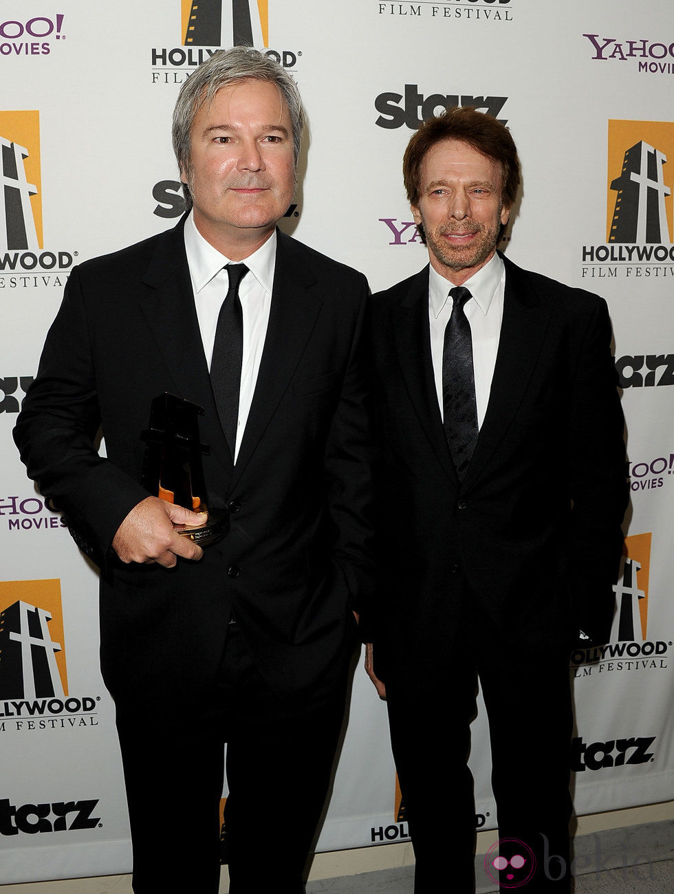 Gore Verbinski y Jerry Bruckheimer en los Hollywood Awards 2011