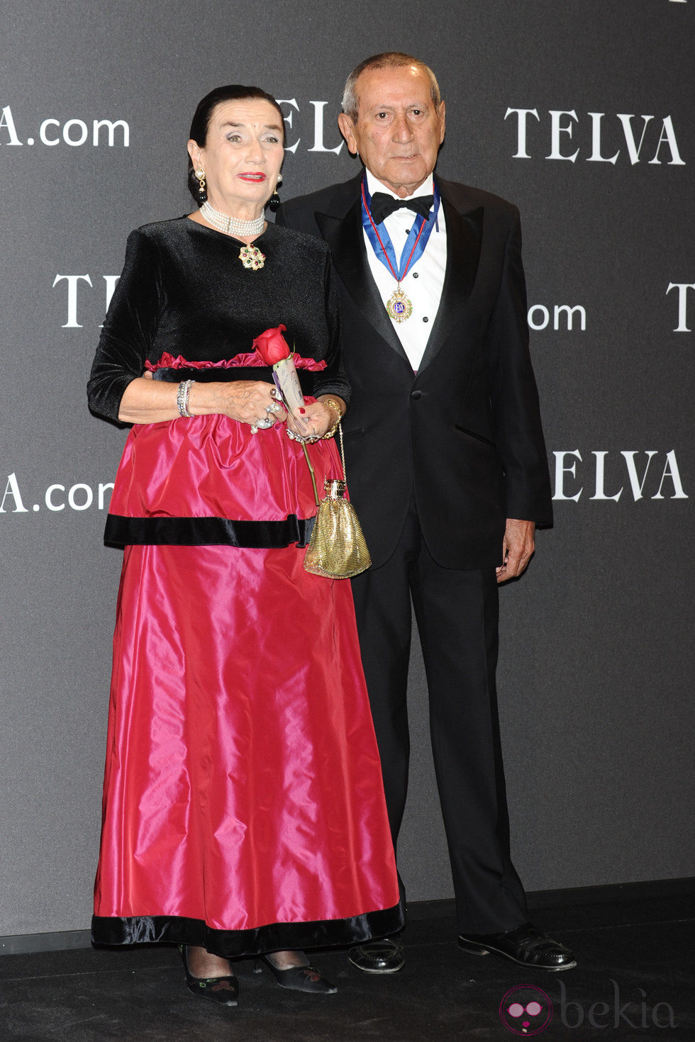 Elio Berhanyer y Condesa de Montarco en los premios 'T' de Moda de Telva 2011