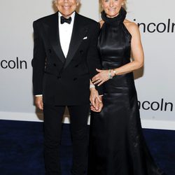 Ralph Lauren con su mujer Ricky en una fiesta homenaje al diseñador en Nueva York
