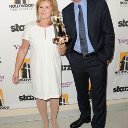 Letty Aronson y Owen Wilson en los Hollywood Awards 2011