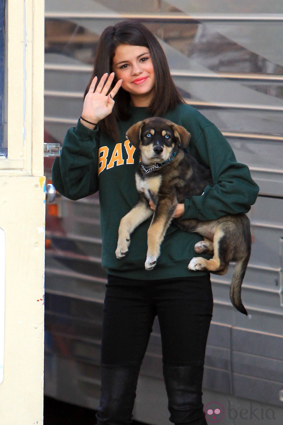 Selena Gomez y su perrito 'Bailer'