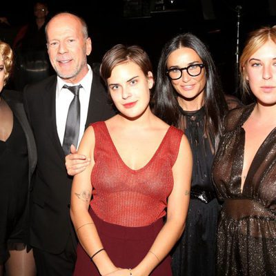 Demi Moore, Bruce Willis y sus tres hijas
