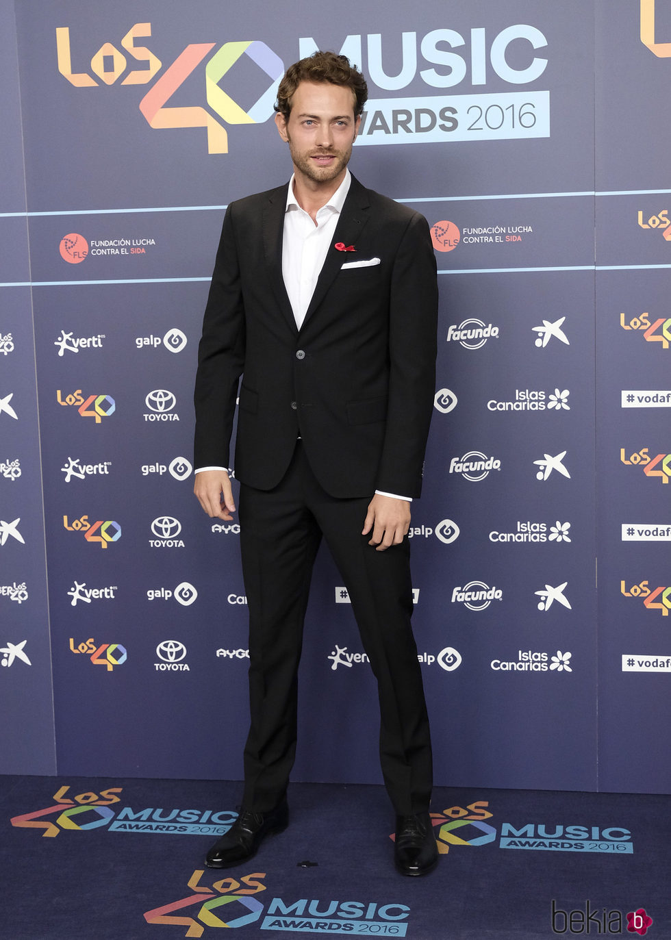 Peter Vives en la cena de nominados de los Premios 40 Principales 2016