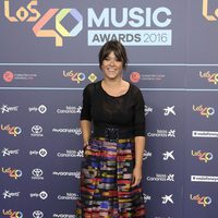 Vanesa Martín en la cena de nominados de los Premios 40 Principales 2016