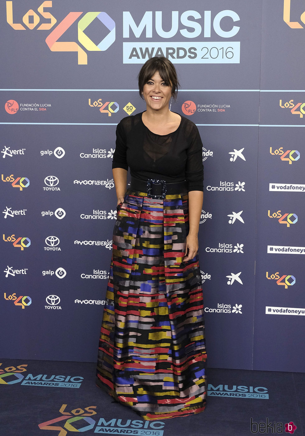 Vanesa Martín en la cena de nominados de los Premios 40 Principales 2016