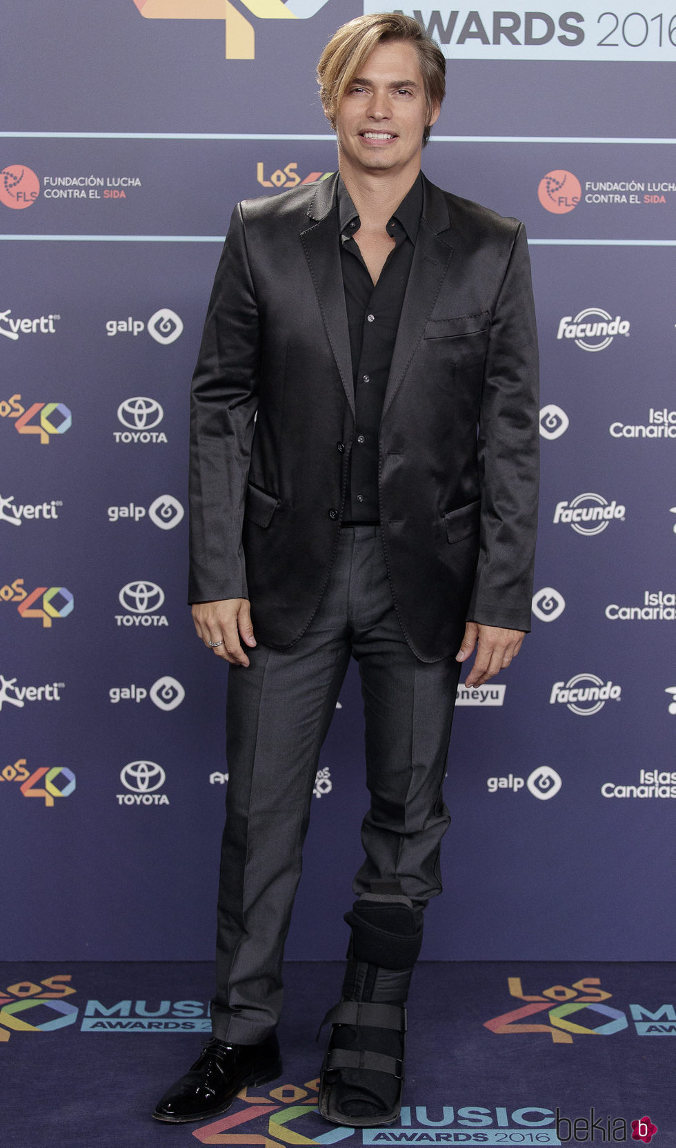 Carlos Baute en la cena de nominados de los Premios 40 Principales 2016