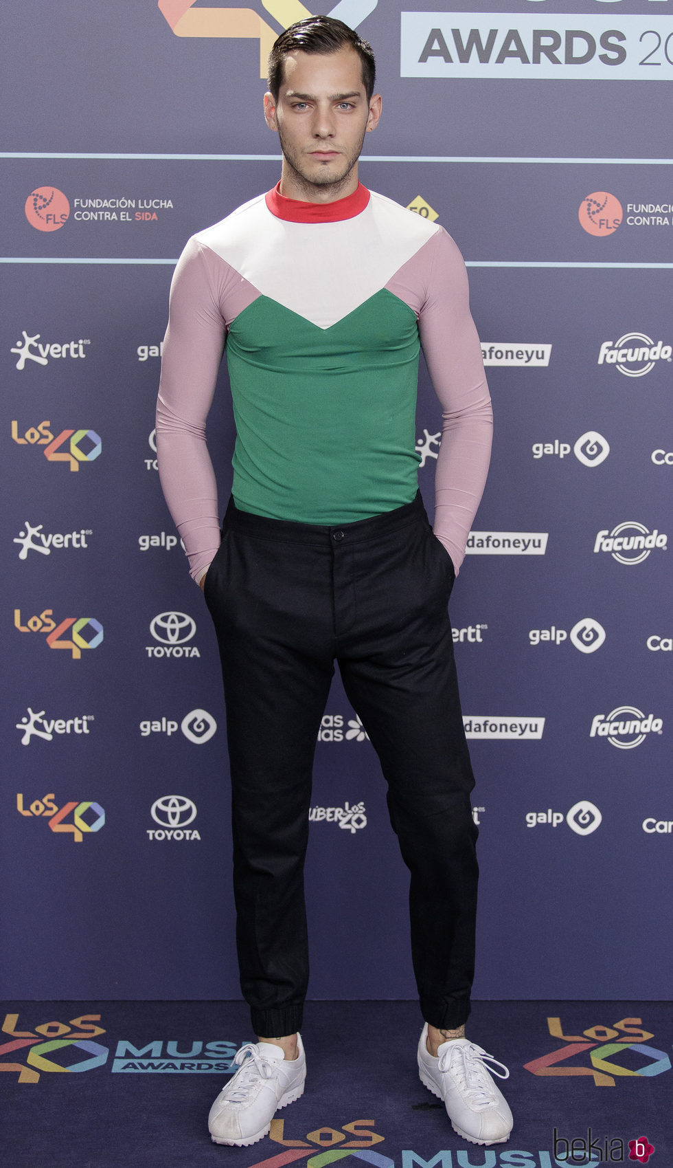 Joel Bosqued en la cena de nominados de los Premios 40 Principales 2016