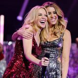 Kylie y Dannii Minogue en las Navidades de 2015