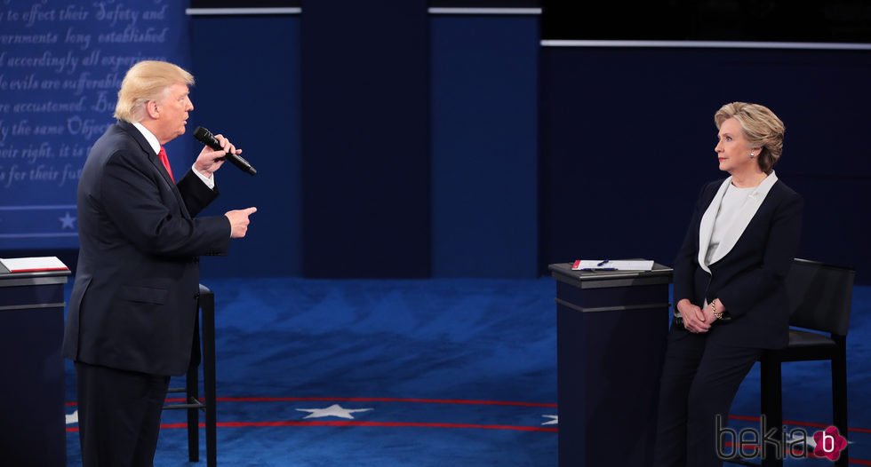 Hillary Clinton y Donald Trump cara a cara en el debate presidencial