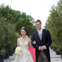 Leka de Albania y Elia Zaharia convertidos en marido y mujer