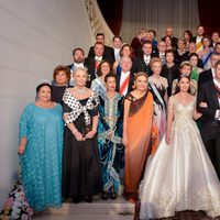 Foto oficial de la boda de Leka de Albania y Elia Zaharia con la realeza invitada